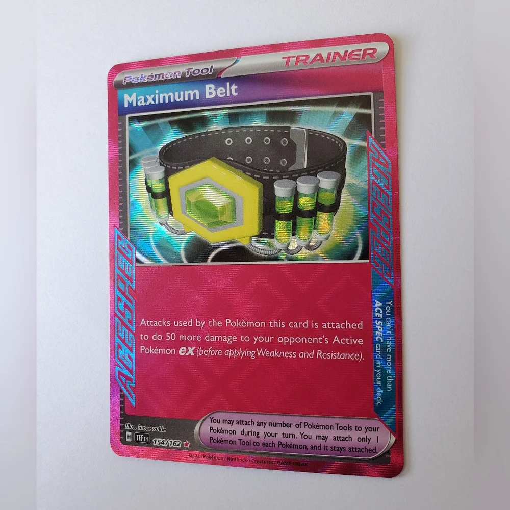 Maximum Belt 154/162 | Temporal Forces | ACE SPEC Rare Holo | NM Pokemon TCG